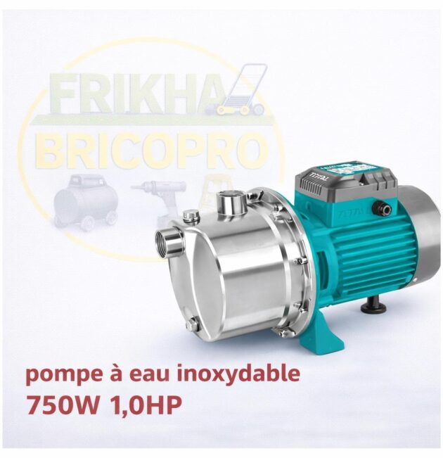 POMPE A EAU INOXYDABLE 750W 1.0HP